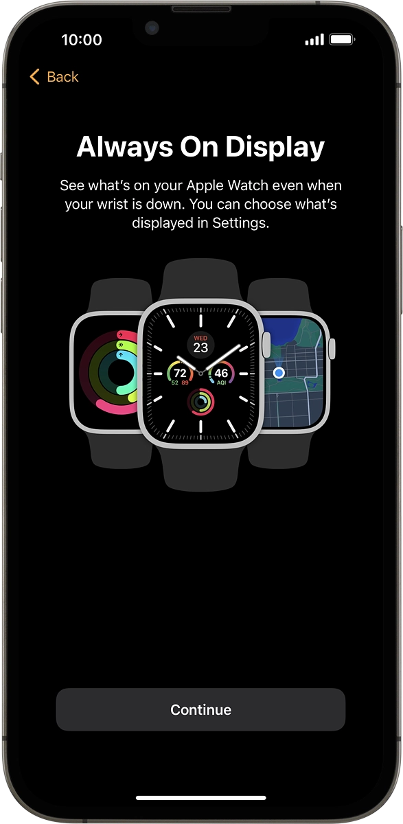 On your phone: Press Continue.