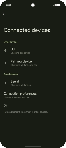 Press Pair new device. Press Pair new device.