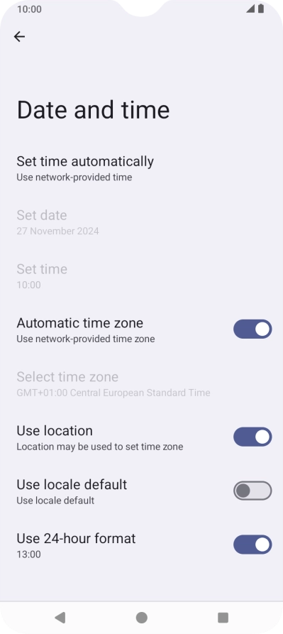 Press the Home key to return to the home screen. Press the Home key to return to the home screen.