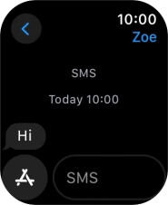 Press SMS.