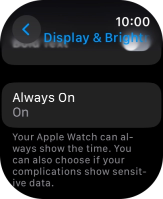Press Always On. Press Always On.