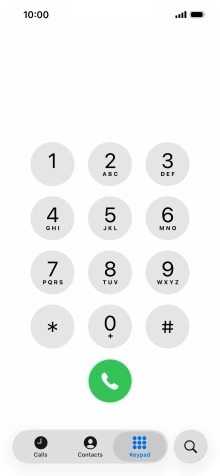 Key in **21*+61414121121# and press the call icon.