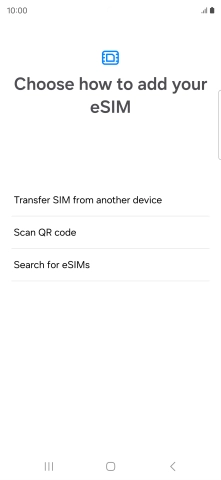 Press Scan QR code.