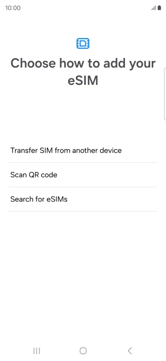 Press Scan QR code.