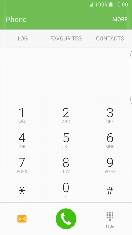 Press and hold number key 1 to call voicemail. Follow the instructions to listen to your messages.