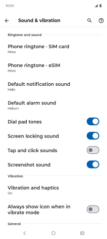 Press Phone ringtone.