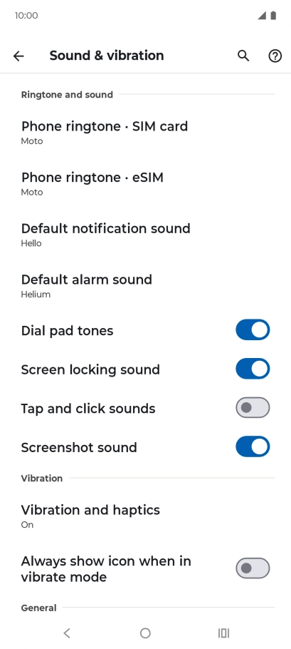 Press Phone ringtone.