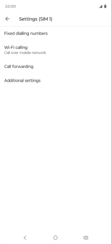 Press Additional settings.