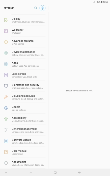 Press Cloud and accounts. Press Cloud and accounts.