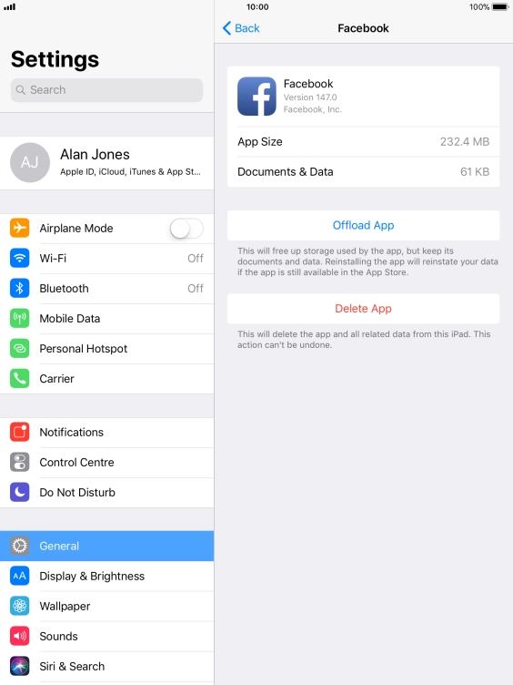 Press Offload App. Press Offload App.