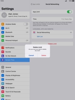 Press Delete.