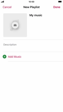Press Add Music.