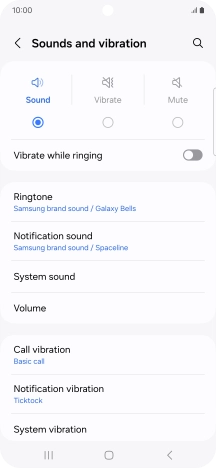 Press Ringtone.
