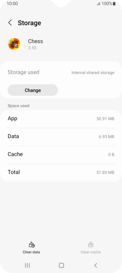 Press the Home key to return to the home screen.