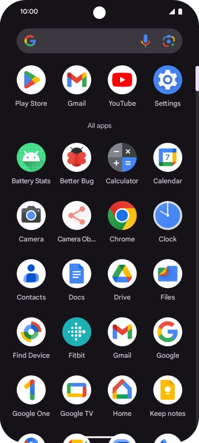 Press Play Store.