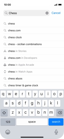 Press search.