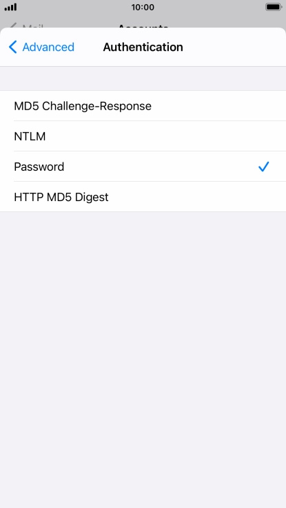 Press Password.