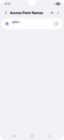 Press the add icon.