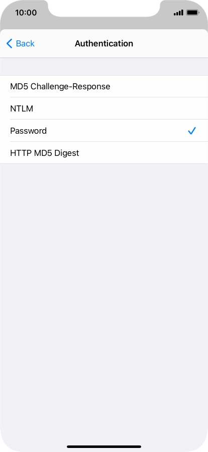 Press Password.