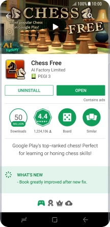 Press UNINSTALL. Press UNINSTALL.