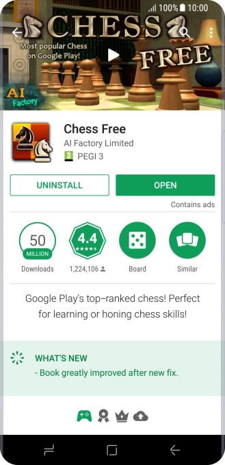 Press UNINSTALL. Press UNINSTALL.