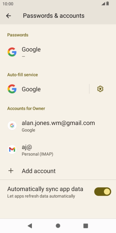 Press the Home key to return to the home screen.
