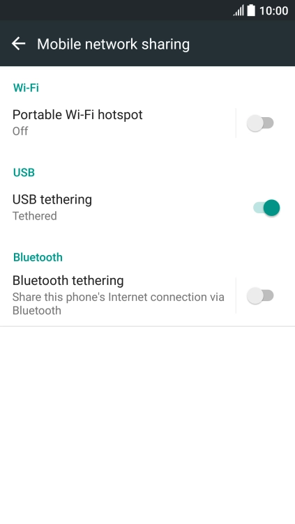 Press the Home key to return to the home screen.