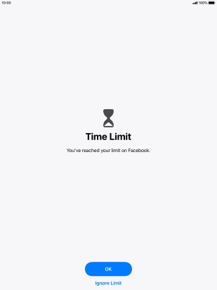 Press Ignore Limit.