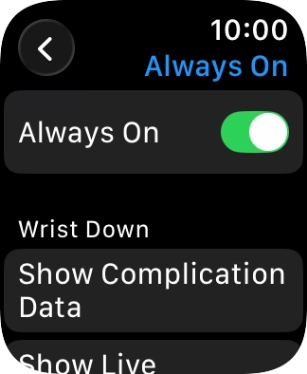 Press the indicator next to Press the indicator next to