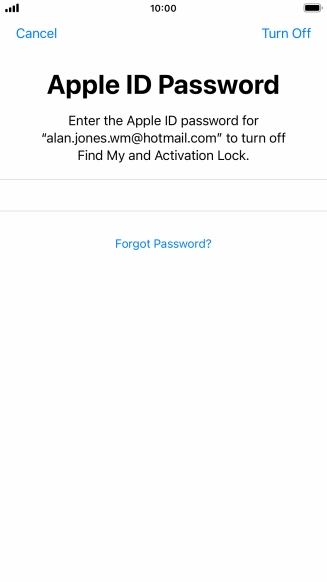 Press Turn Off. Press Turn Off.