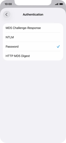 Press Password.
