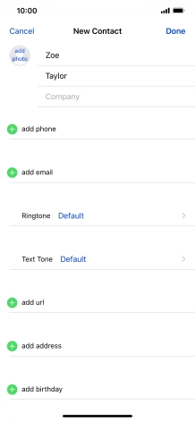 Press add phone.