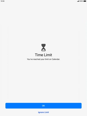 Press Ignore Limit.