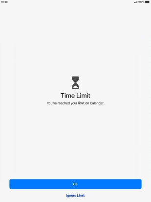 Press Ignore Limit.