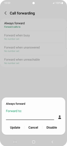 Press Disable.