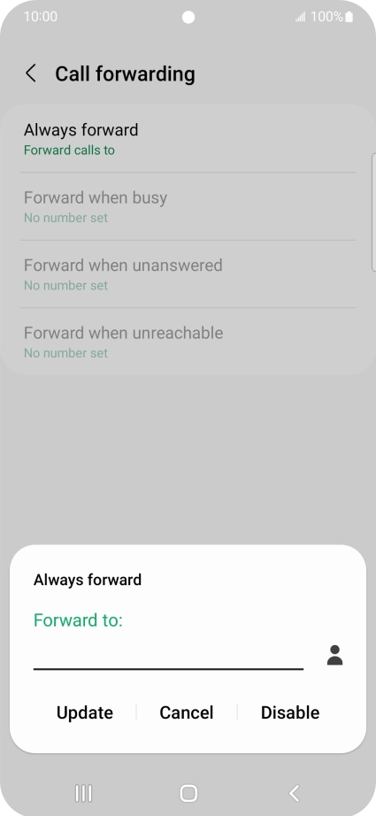 Press Disable.