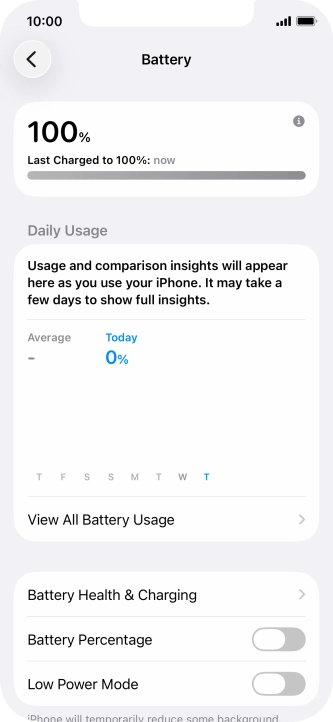 Press Battery Health & Charging.