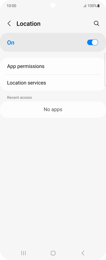 Press App permissions. Press App permissions.