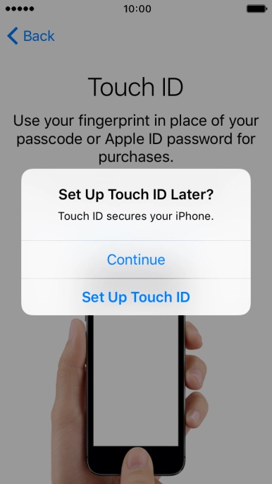 If you turn off the function, press Continue.