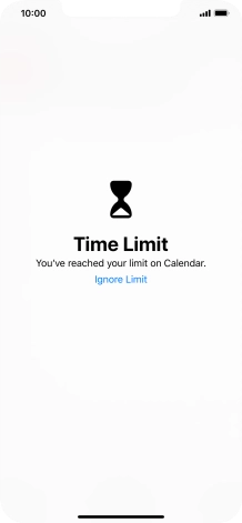 Press Ignore Limit.