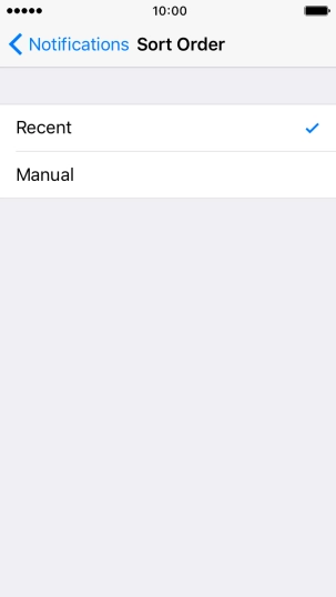Press Recent to sort notifications by time. Press Recent to sort notifications by time.