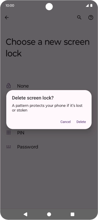 Press Delete.