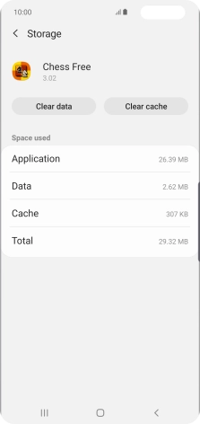 Press Clear cache.