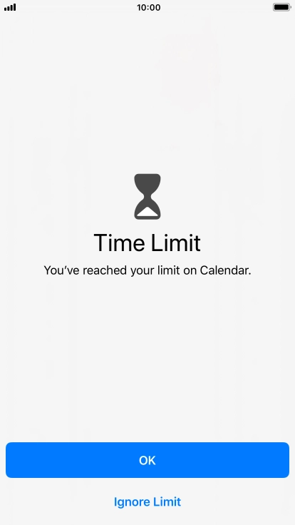 Press Ignore Limit. Press Ignore Limit.