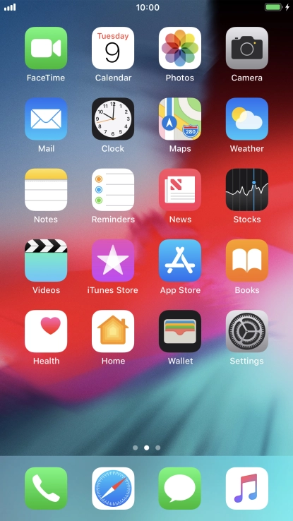 When the battery charging icon is displayed, the battery is charging.