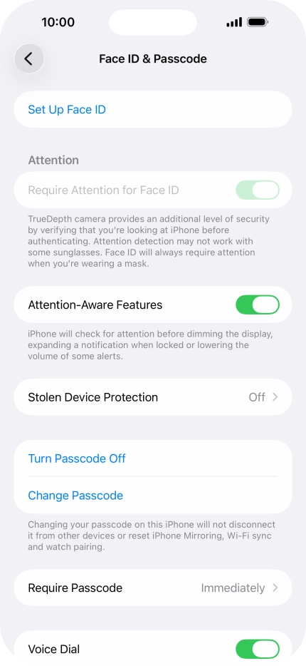 Press Turn Passcode Off and key in the phone lock code. Press Turn Passcode Off and key in the phone lock code.
