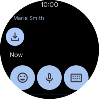 Press the microphone icon. Press the microphone icon.