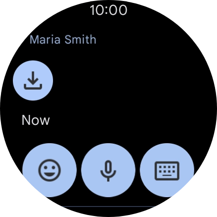 Press the microphone icon. Press the microphone icon.