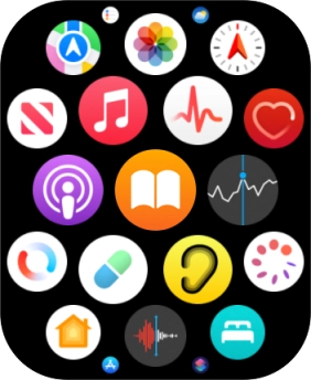 Press the heart rate sensor icon. Press the heart rate sensor icon.