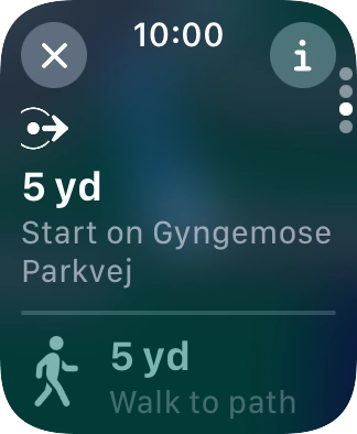 Press the end icon. Press the end icon.